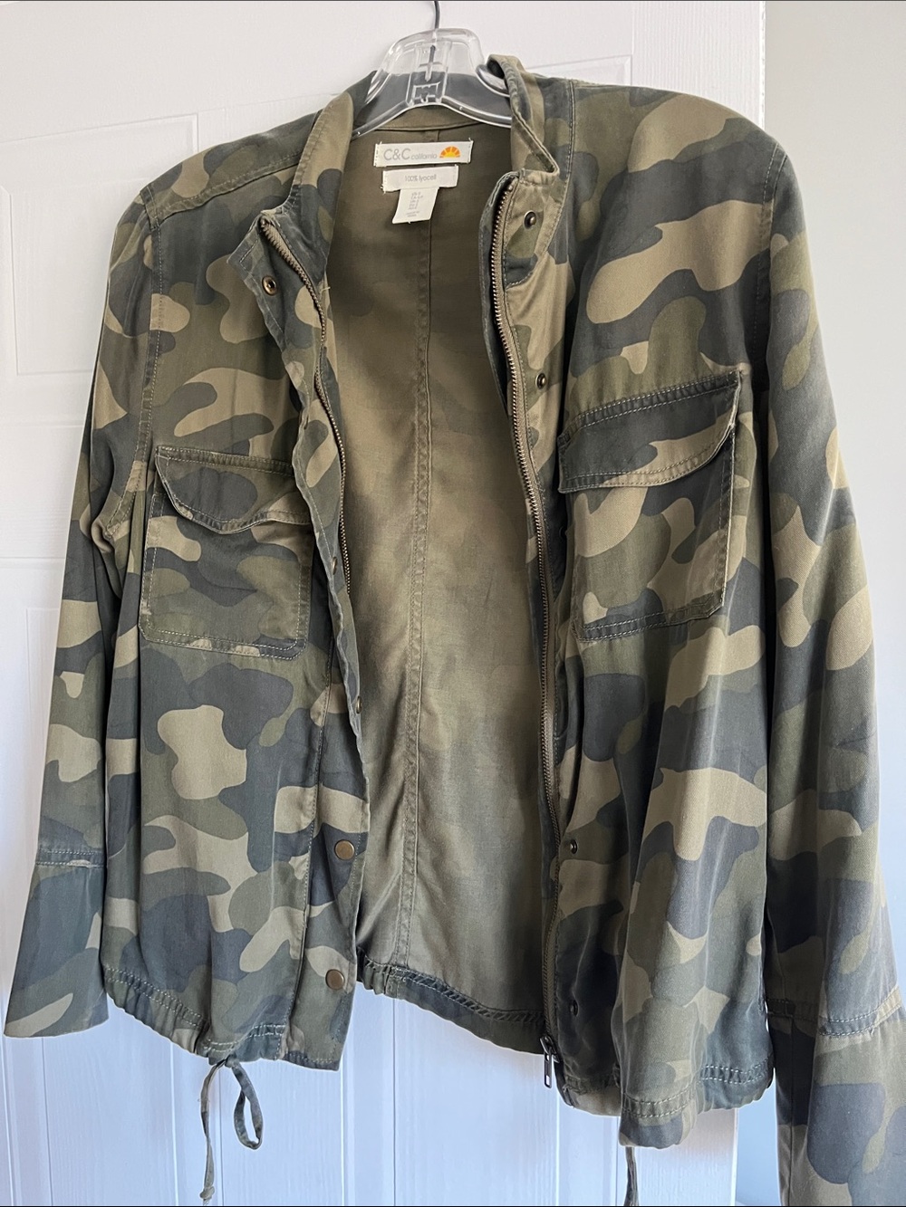 C&C California Olive Camo Utility Jacket